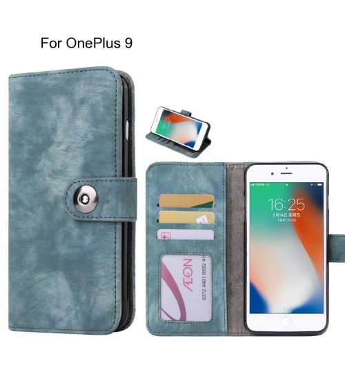 OnePlus 9 case retro leather wallet case