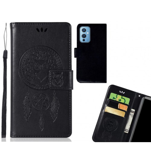 OnePlus 9 Case Embossed wallet case owl