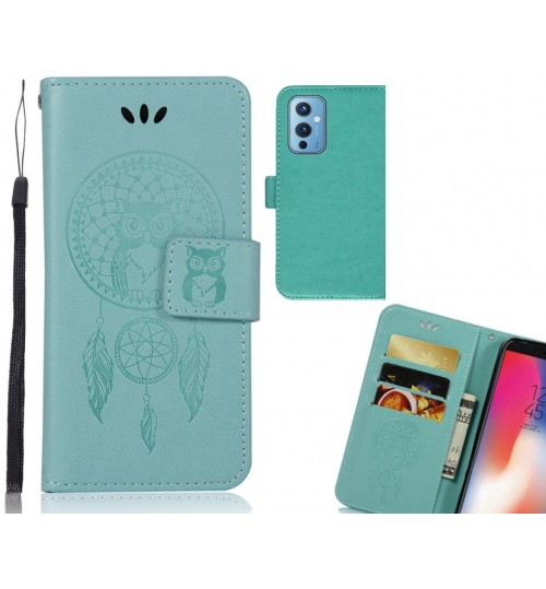 OnePlus 9 Case Embossed wallet case owl