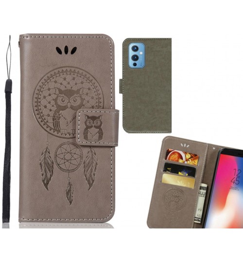 OnePlus 9 Case Embossed wallet case owl