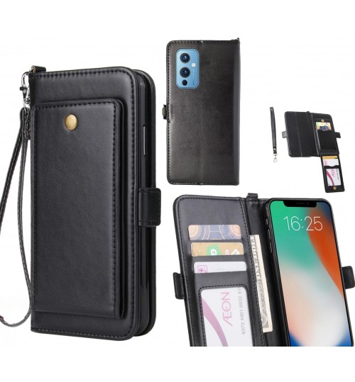 OnePlus 9 Case Retro Leather Wallet Case