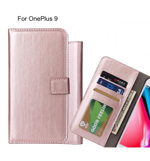 OnePlus 9 Case Fine Leather Wallet Case