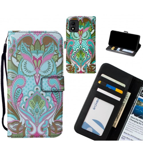 Vodafone P12 case leather wallet case printed ID