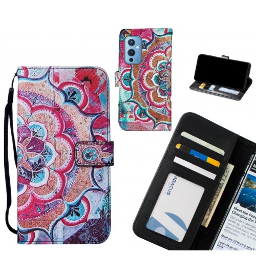 OnePlus 9 case leather wallet case printed ID