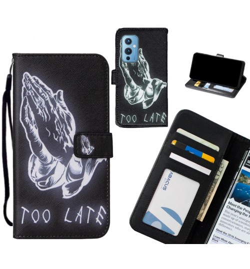 OnePlus 9 case leather wallet case printed ID