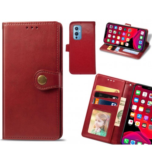 OnePlus 9 Case Premium Leather ID Wallet Case