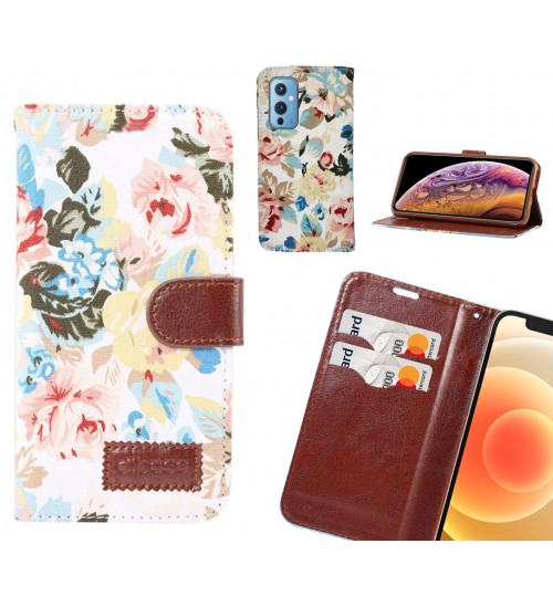 OnePlus 9 Case Floral Prints Wallet Case