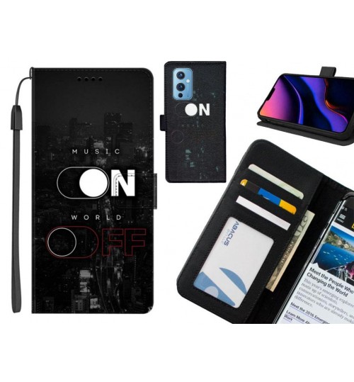 OnePlus 9 case leather wallet case printed ID