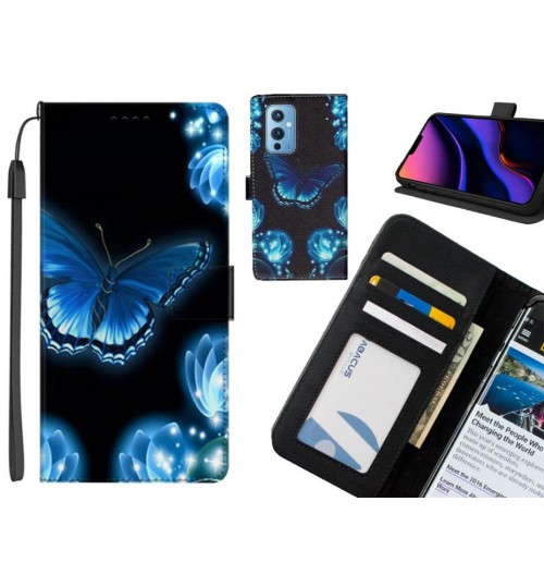 OnePlus 9 case leather wallet case printed ID