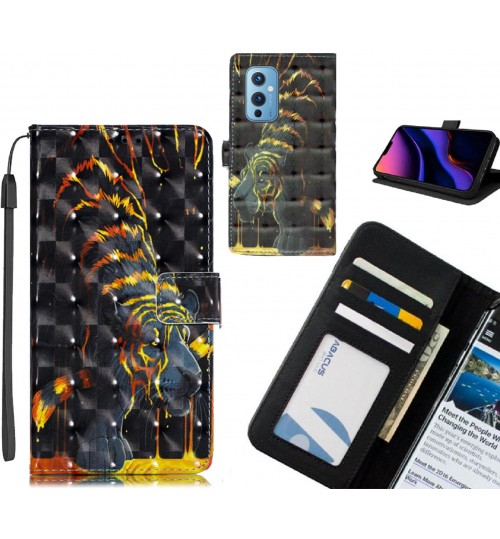 OnePlus 9 Case Leather Wallet Case 3D Pattern Printed