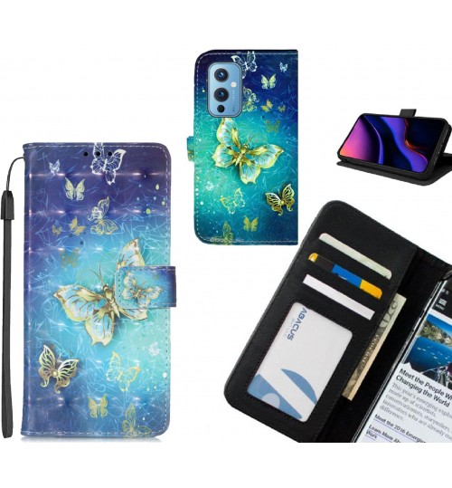 OnePlus 9 case leather wallet case printed ID