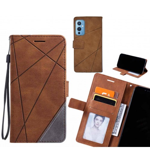 OnePlus 9 Case Wallet Premium Denim Leather Cover