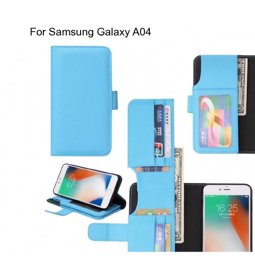 Samsung Galaxy A04 case Leather Wallet Case Cover