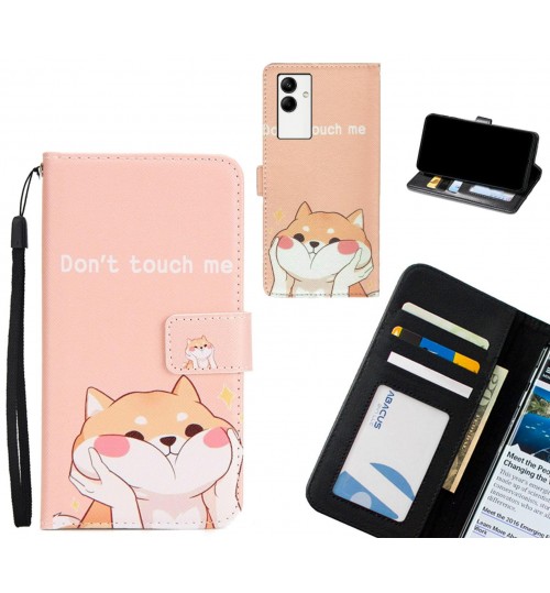 Samsung Galaxy A04 case 3 card leather wallet case printed ID