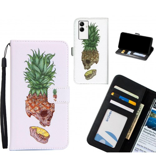 Samsung Galaxy A04 case 3 card leather wallet case printed ID