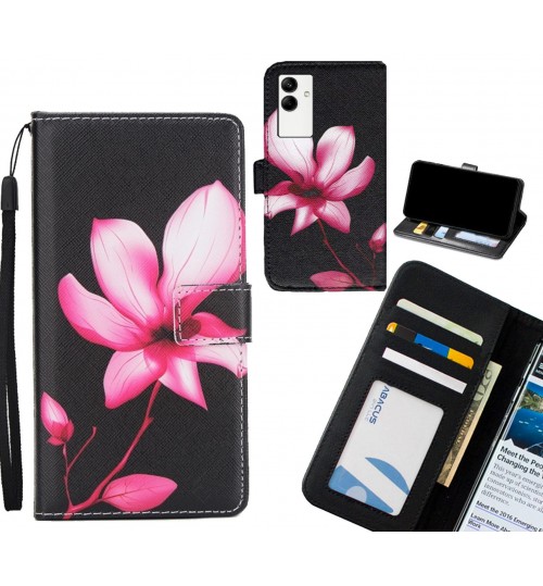 Samsung Galaxy A04 case 3 card leather wallet case printed ID