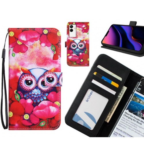 Samsung Galaxy A04 case 3 card leather wallet case printed ID