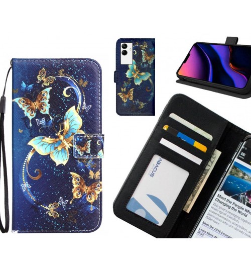 Samsung Galaxy A04 case 3 card leather wallet case printed ID