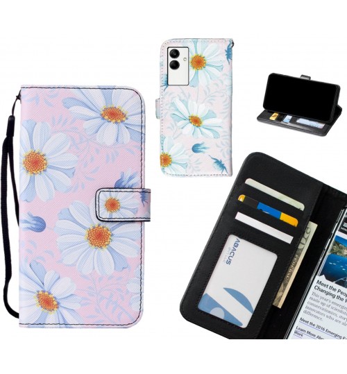 Samsung Galaxy A04 case leather wallet case printed ID