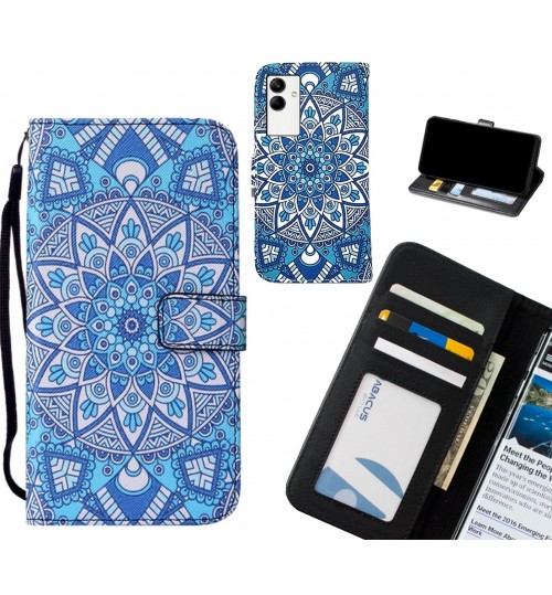 Samsung Galaxy A04 case leather wallet case printed ID