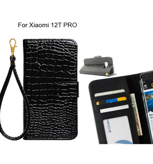 Xiaomi 12T PRO case Croco wallet Leather case