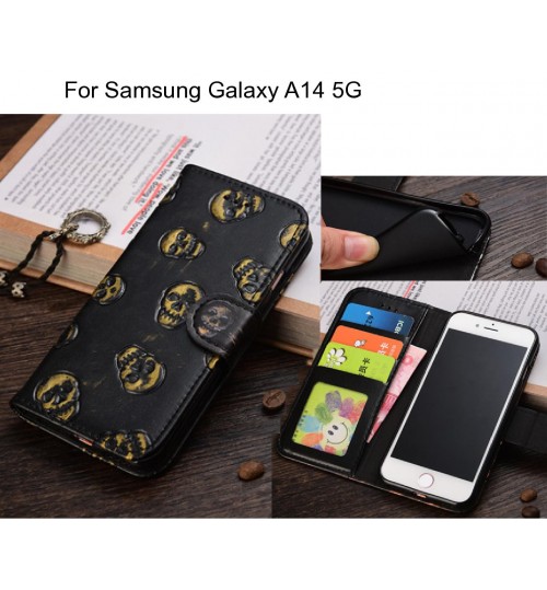 Samsung Galaxy A14 5G  case Leather Wallet Case Cover