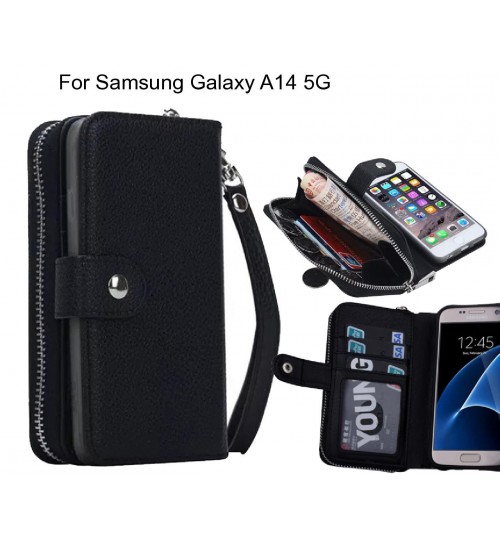 Samsung Galaxy A14 5G Case coin wallet case full wallet leather case