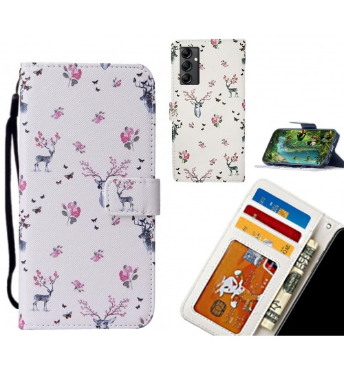 Samsung Galaxy A14 5G case leather wallet case printed ID