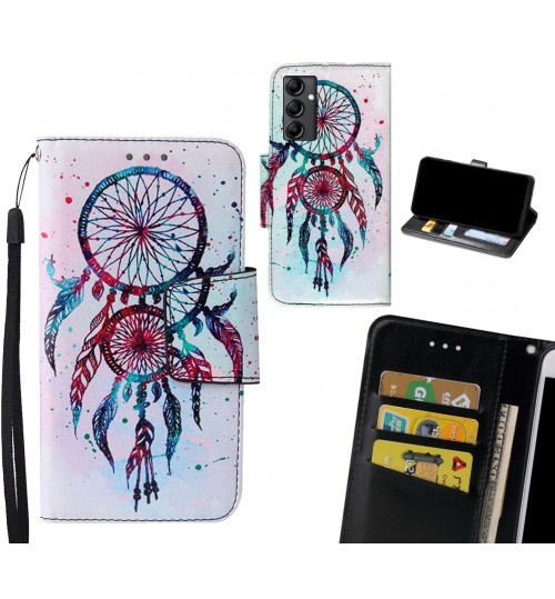 Samsung Galaxy A14 5G Case wallet fine leather case printed