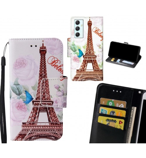 Samsung Galaxy A34 Case wallet fine leather case printed