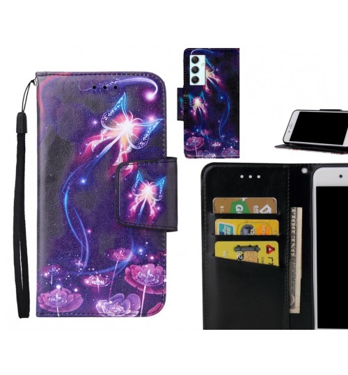 Samsung Galaxy A34 Case wallet fine leather case printed