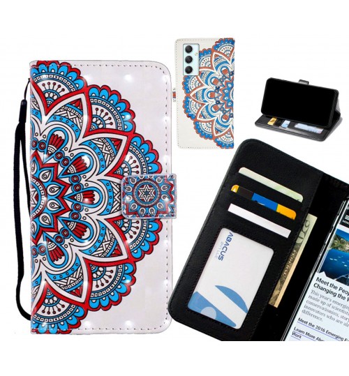 Samsung Galaxy A34 Case Leather Wallet Case 3D Pattern Printed