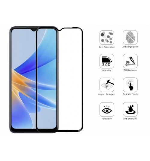 OPPO A17 Full Screen Tempered Glass Protector