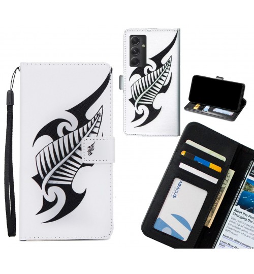 Samsung Galaxy A54 5G case 3 card leather wallet case printed ID