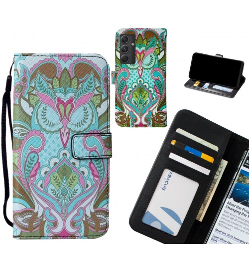 Samsung Galaxy A54 5G case leather wallet case printed ID