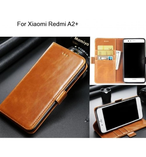 Xiaomi Redmi A2+ case executive leather wallet case