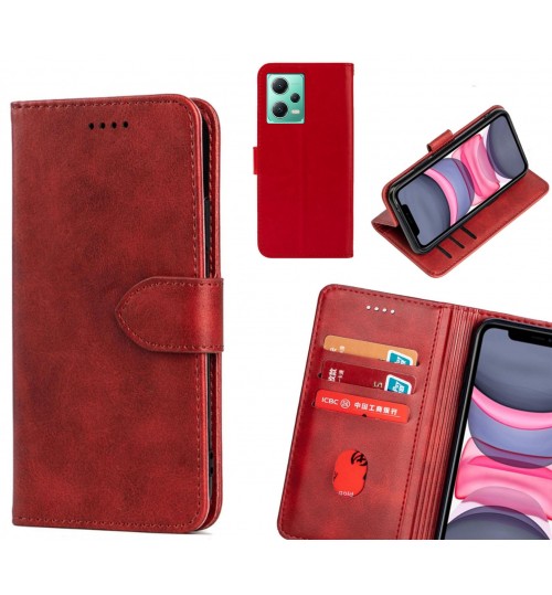 Xiaomi Redmi Note 12 5G Case Premium Leather ID Wallet Case