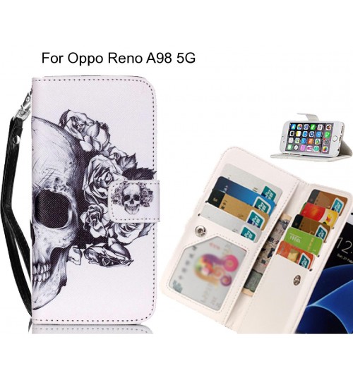 Oppo Reno A98 5G case Multifunction wallet leather case