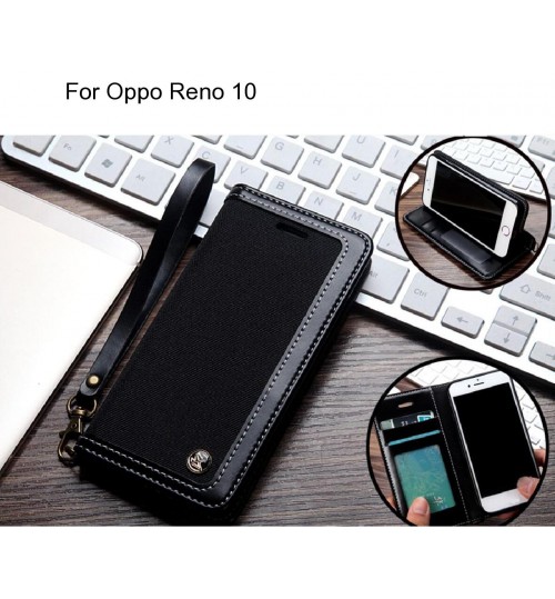 Oppo Reno 10 Case Wallet Denim Leather Case