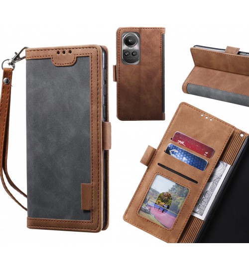 Oppo Reno 10 Pro Case Wallet Denim Leather Case Cover