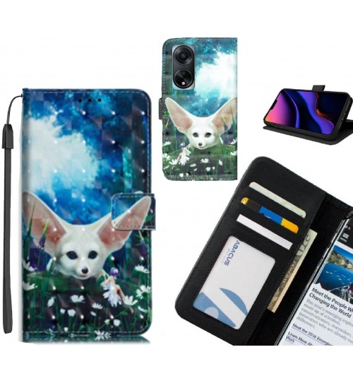 Oppo Reno A98 5G Case Leather Wallet Case 3D Pattern Printed