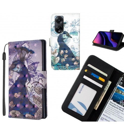 Oppo Reno A98 5G Case Leather Wallet Case 3D Pattern Printed