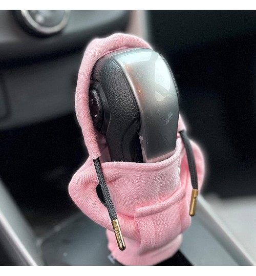 Car Gear Shift Knob Cover Hoodie Interior Decoration