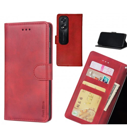 Oppo A38 case executive leather wallet case