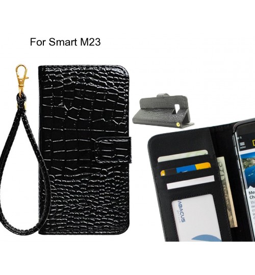 Smart M23 case Croco wallet Leather case