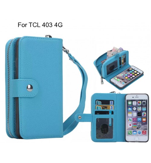 TCL 403 4G Case coin wallet case full wallet leather case