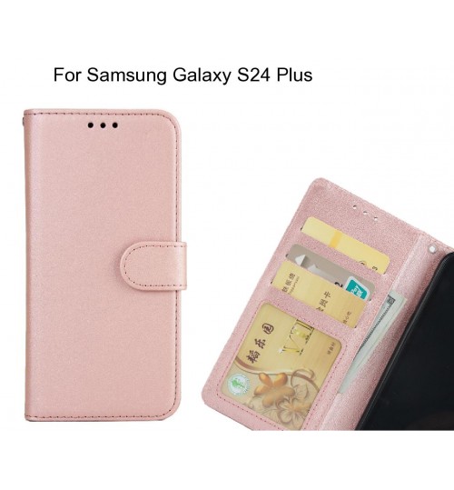 Samsung Galaxy S24 Plus  case magnetic flip leather wallet case