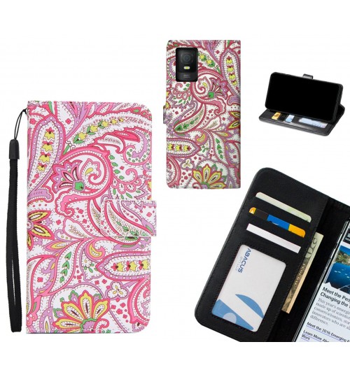 Smart M23 case 3 card leather wallet case printed ID