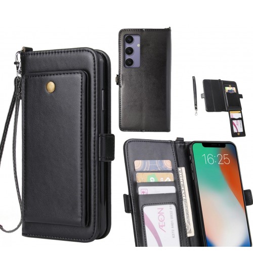 Samsung Galaxy S24 Plus Case Retro Leather Wallet Case