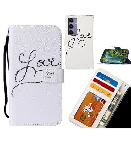 Samsung Galaxy S24 Plus case leather wallet case printed ID